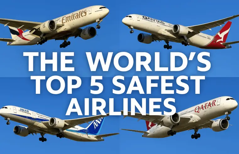 Top 5 Safest Airlines in the World – 2025