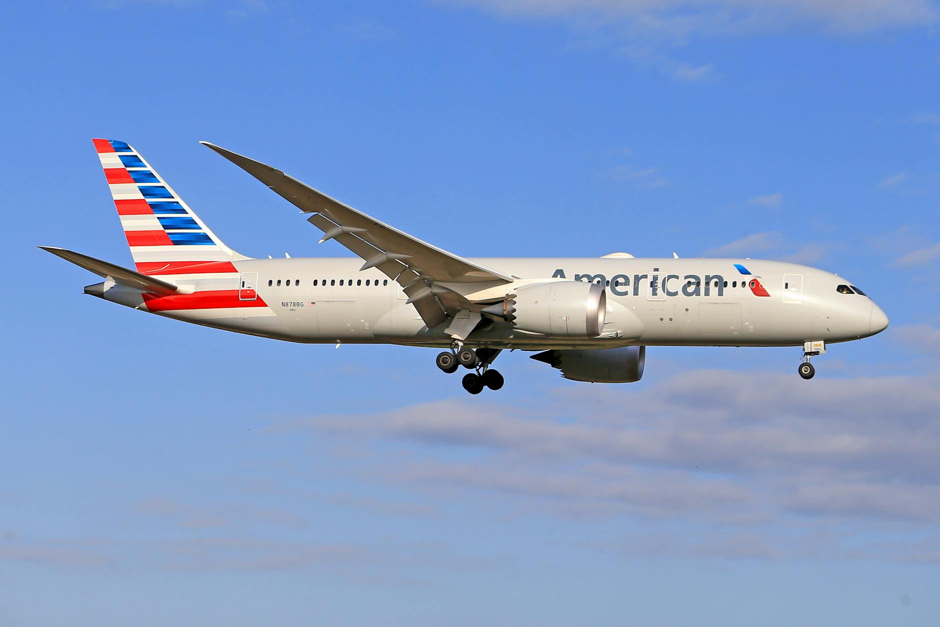 american airlines airplane on sky